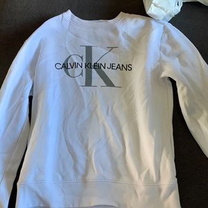 Calvin Klein white crew neck